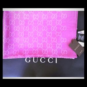 GUCCI GG Silk & Wool Wrap 💖BNWT💖